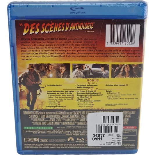 Indiana Jones et le Royaume du Crâne de Cristal - Blu-ray - Visuel 3