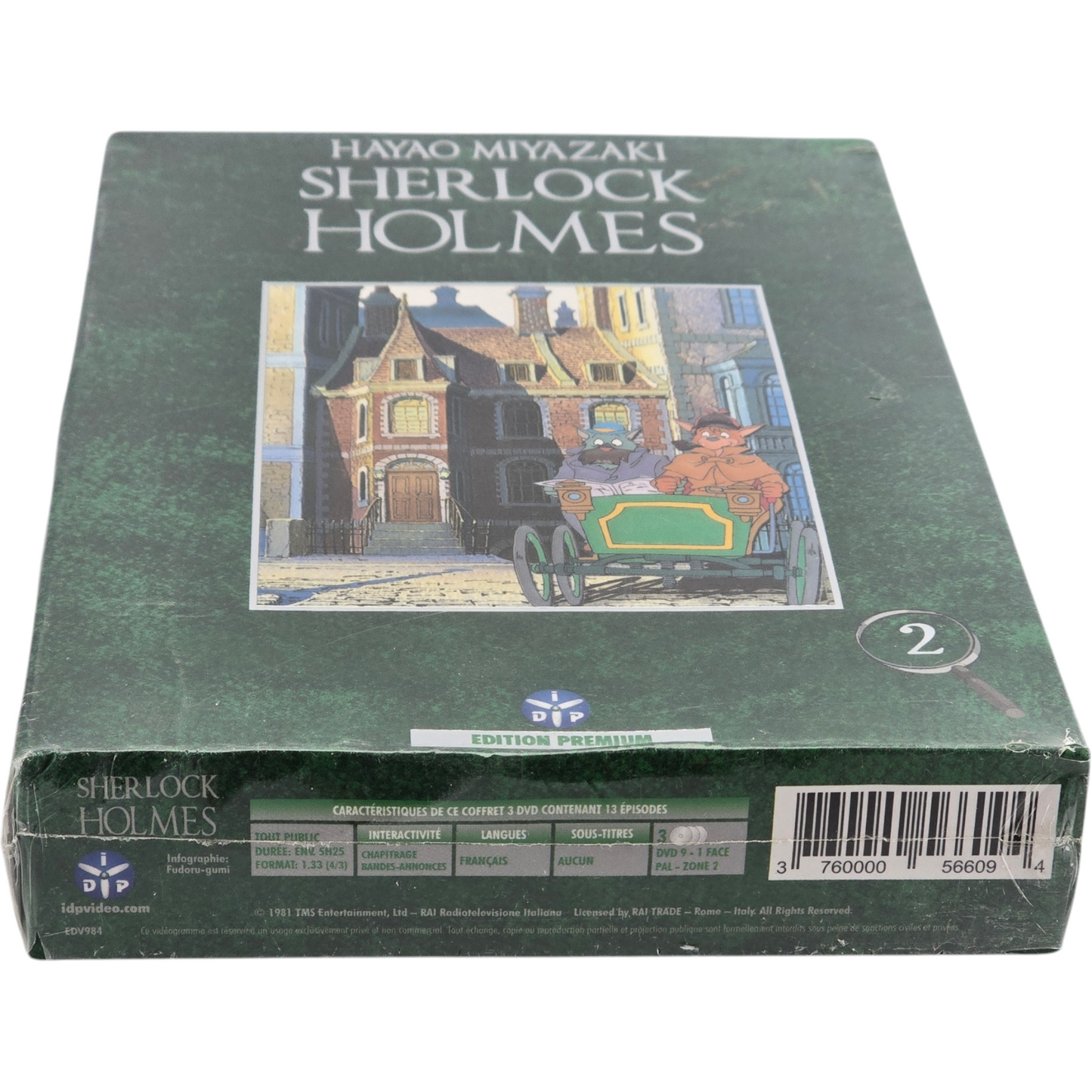 Sherlock Holmes Affaires 3 X DVD Coffret Digipack  Hayao Miyazaki  2006  Zone 2