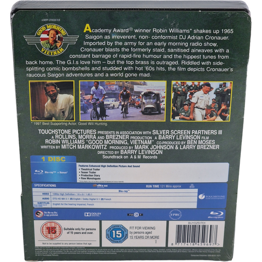 Good Morning, Vietnam – SteelBook Blu-ray – vue 3