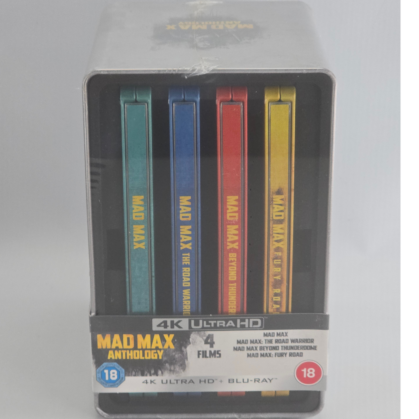 Mad Max Anthology 4K Ultra HD + Blu-ray SteelBook Ltd Zavvi 4 Films Zone Libre