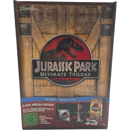 Jurassic Park Ultimate Trilogy Blu-ray limitée Édition boîte bois Collector Zone B