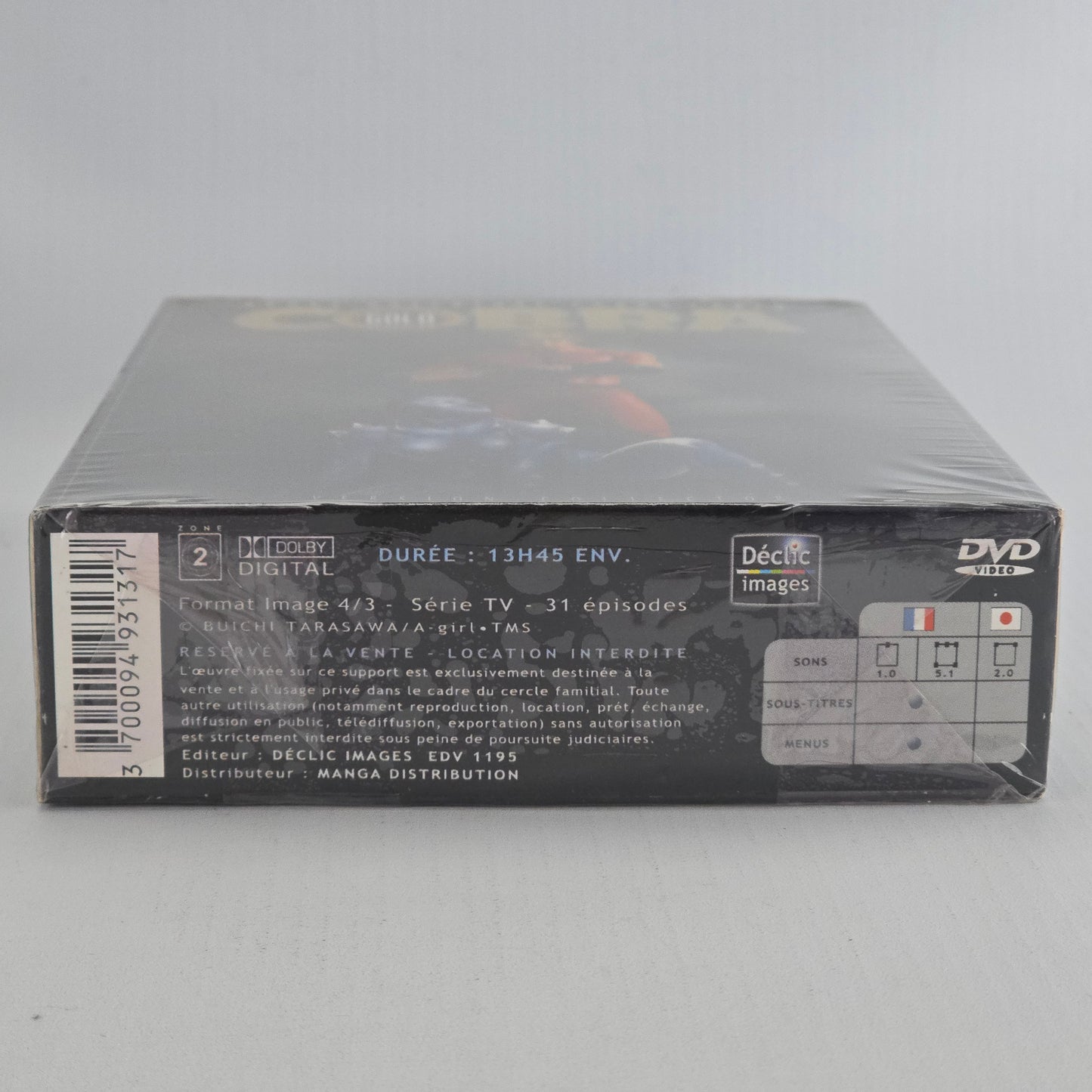 Space Adventure Cobra Coffret DVD intégrale série TV - Édt Collector Gold Zone 2