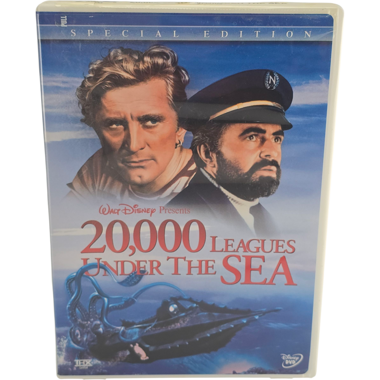 20,000 Leagues Under the Sea DVD Disney Kirk Douglas Zone 1 US Import