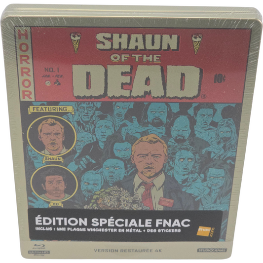Shaun of the Dead 4K Ultra HD + Blu-ray Steelbook Édition  Limitée Fnac B