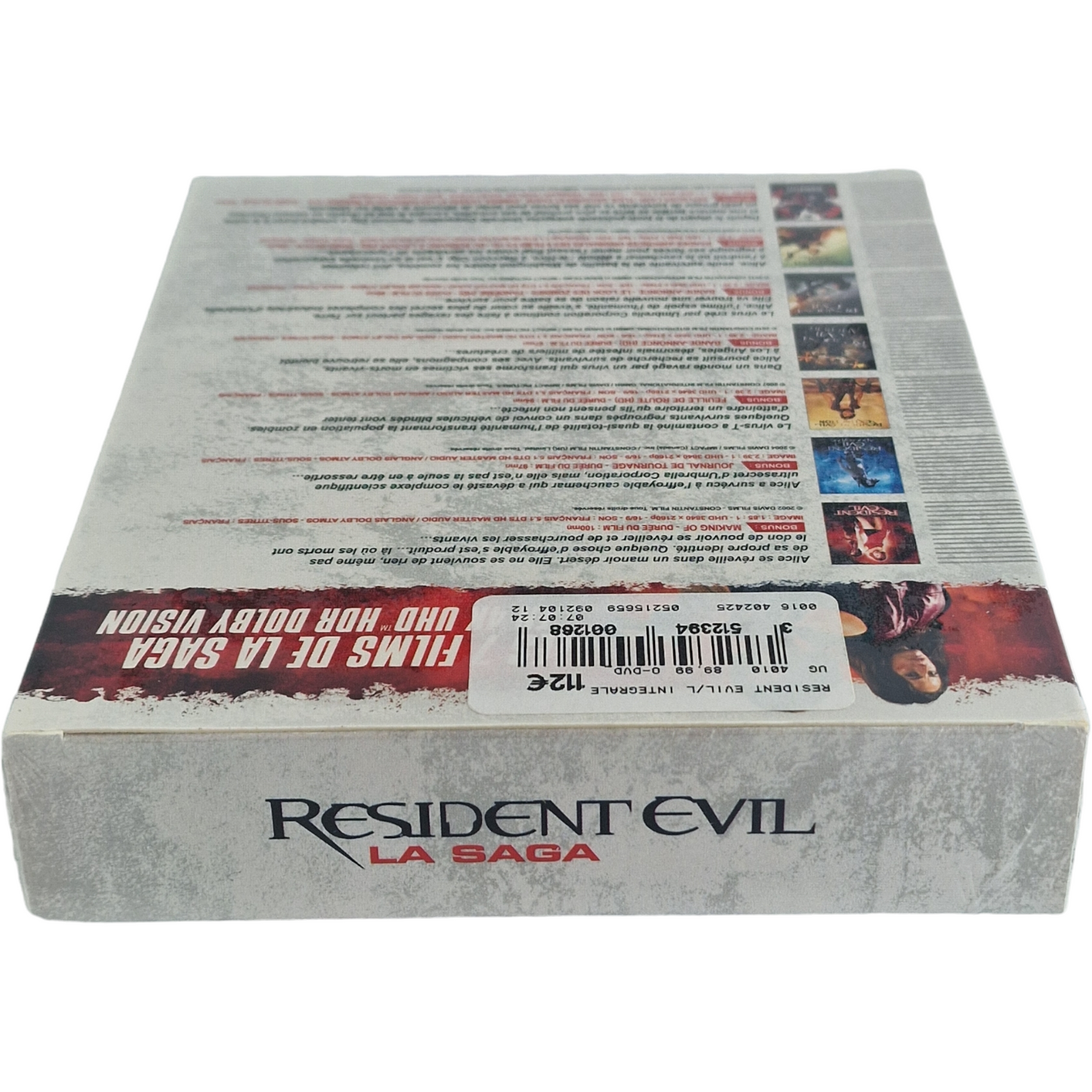 Resident Evil :  L'intégrale  4K  Blu-ray 7 Films Richard Harris 2022 [-18] Libre