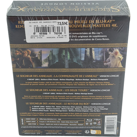 Le Seigneur des Anneaux - Versions longues - Blu-ray - Visuel 2