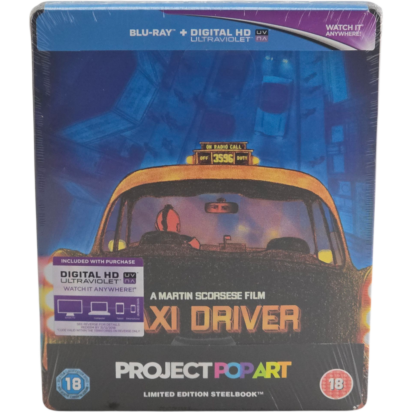 Taxi Driver-Gallery Blu-ray SteelBook Zavvi De Niro limité 1000 Ex Libre[-18]