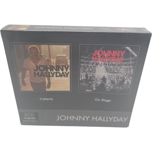 Johnny Hallyday L'Attente On Stage Coffret 3 CD Édition Limitée Rock Français