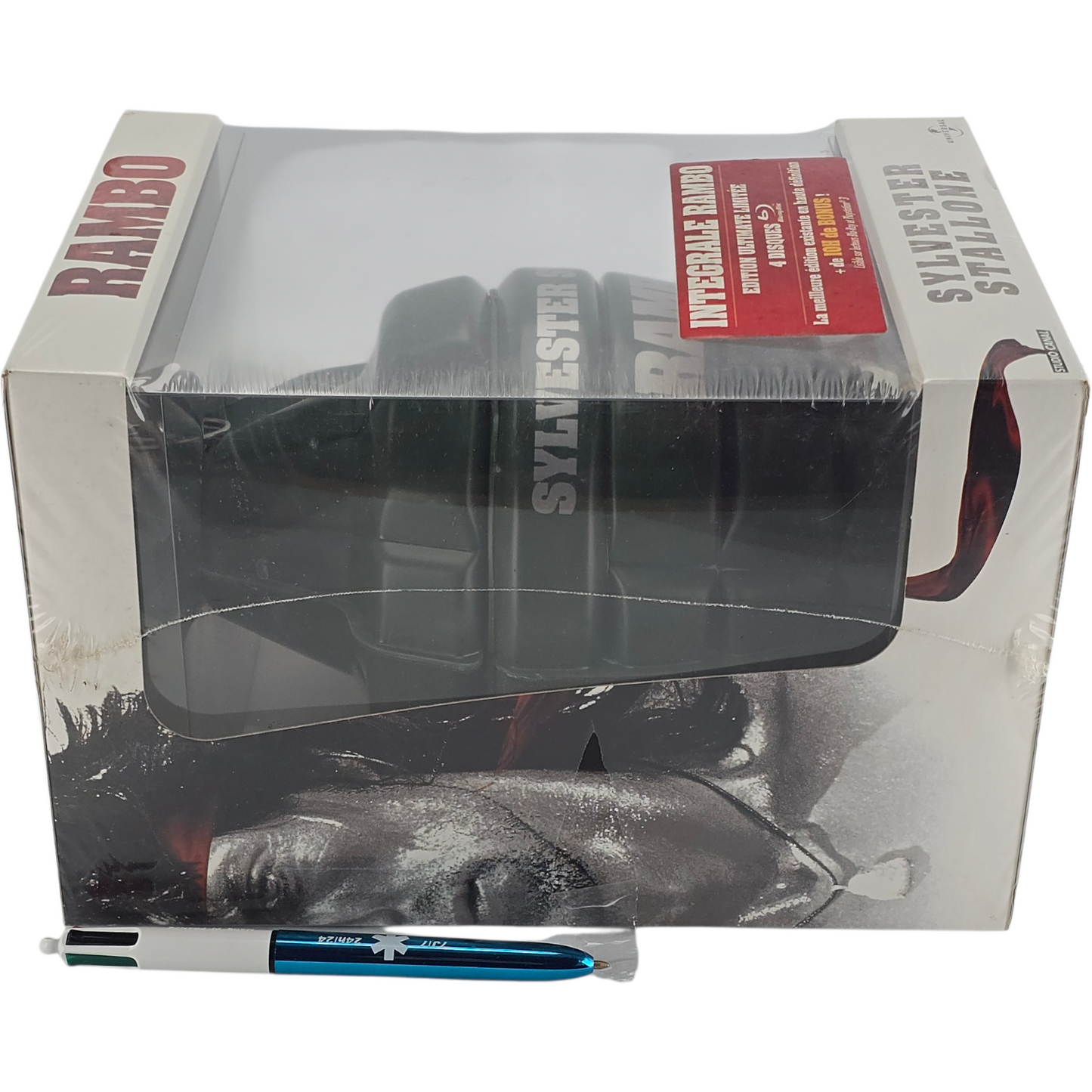 Rambo  Collection Blu-ray : 4 Films Collector Coffret Grenade Packaging Zone B