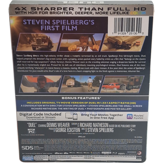Duel 4K Ultra HD+Blu-ray SteelBook France Limitée 50ème Steven Spielberg 2024 A