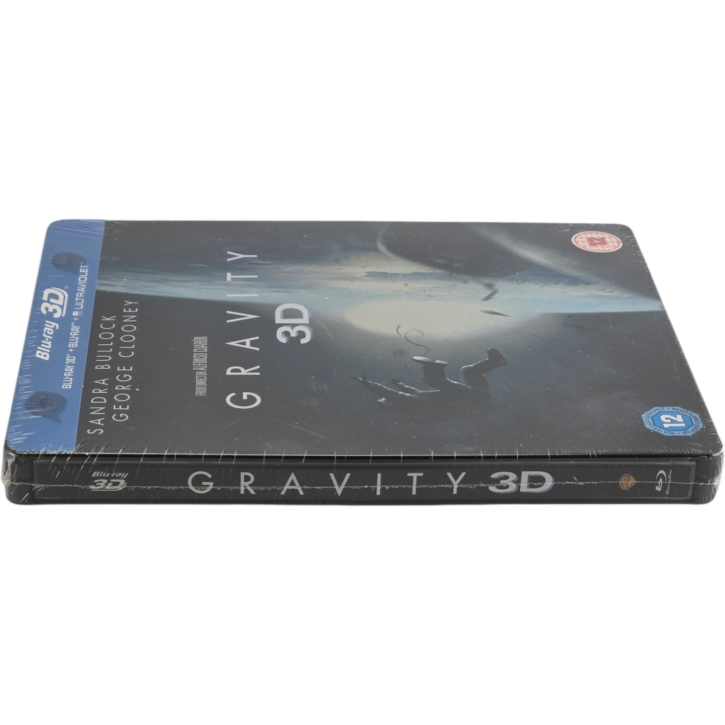 Gravity SteelBook Blu-ray 3D + 2D Zavvi Sandra Bullock,George Clooney 2013 Libre