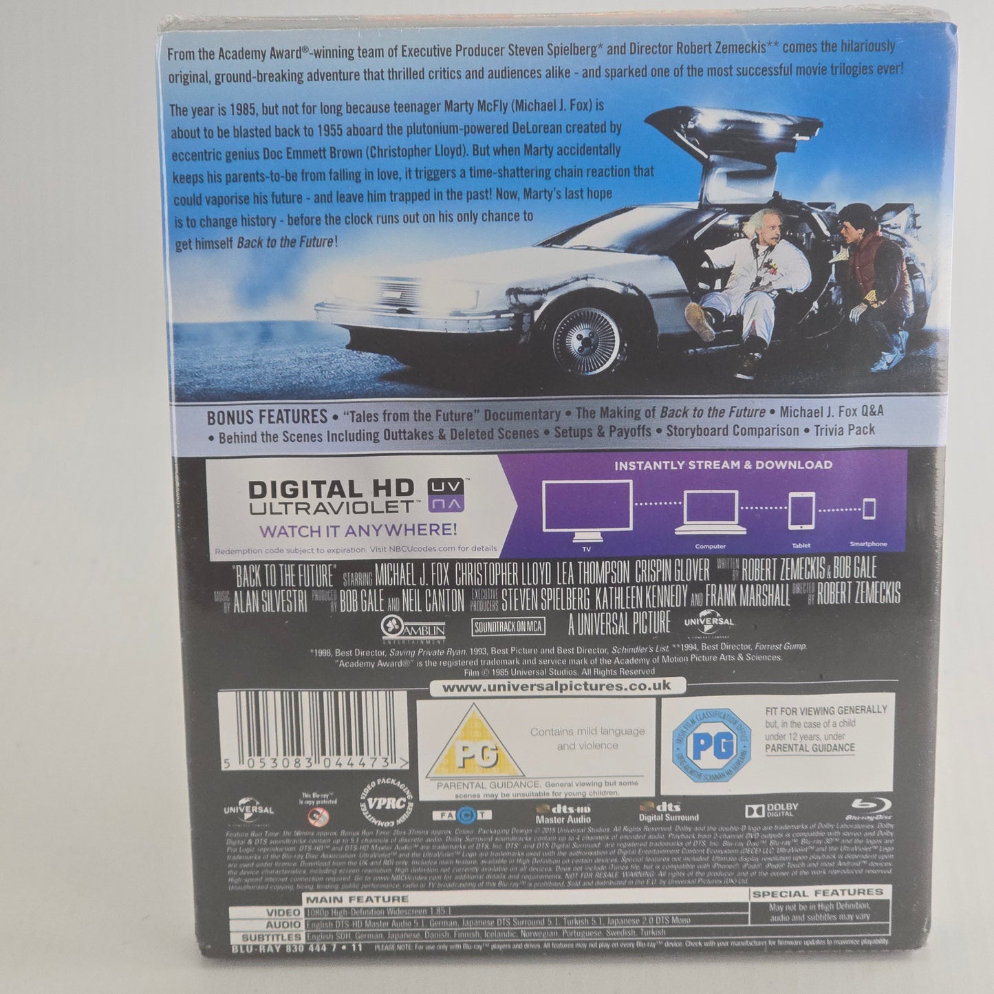 Back to the Future  SteelBook Blu-ray + DVD édt Ltd 3000 Ex Zone Libre