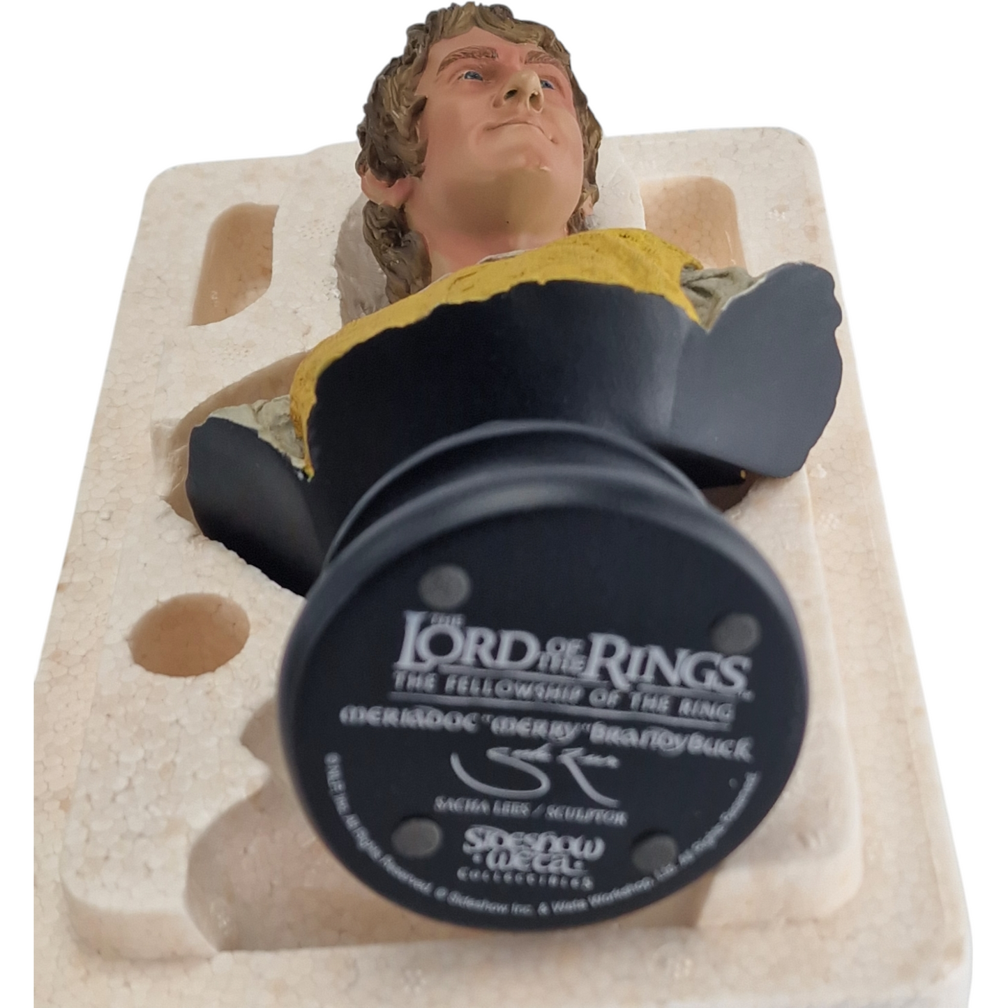 Seigneur des Anneaux Buste Resine Mriadoc Merry Brandybuck Sideshow Weta  Polystone