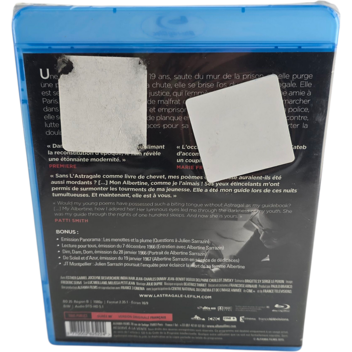 L'astragale Blu-ray  Brigitte Sy Avec Leïla Bekhti Zone 2