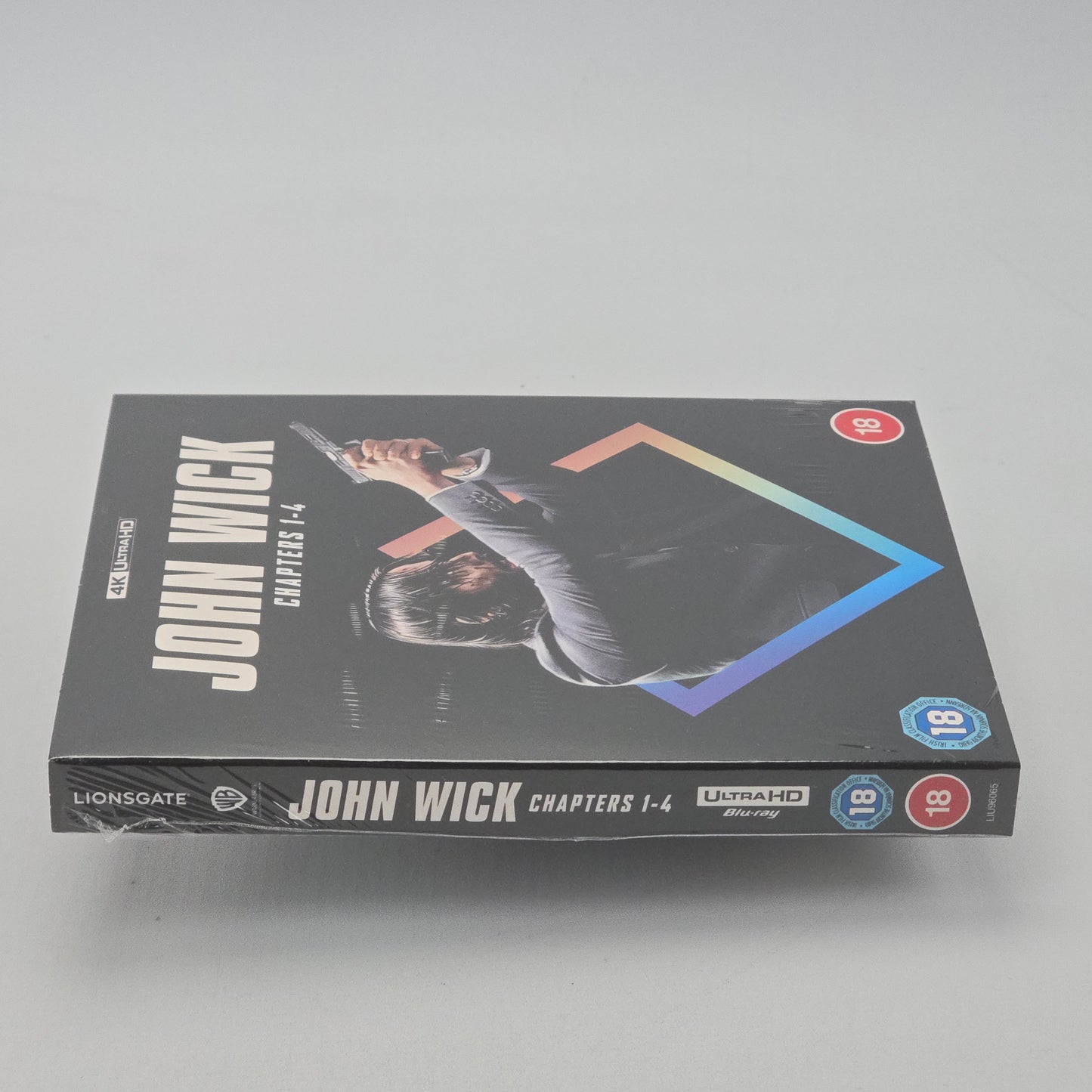 John Wick: Chapters 1-4   4K Ultra HD + Blu-ray  Keanu Reeves Zone B [-18]