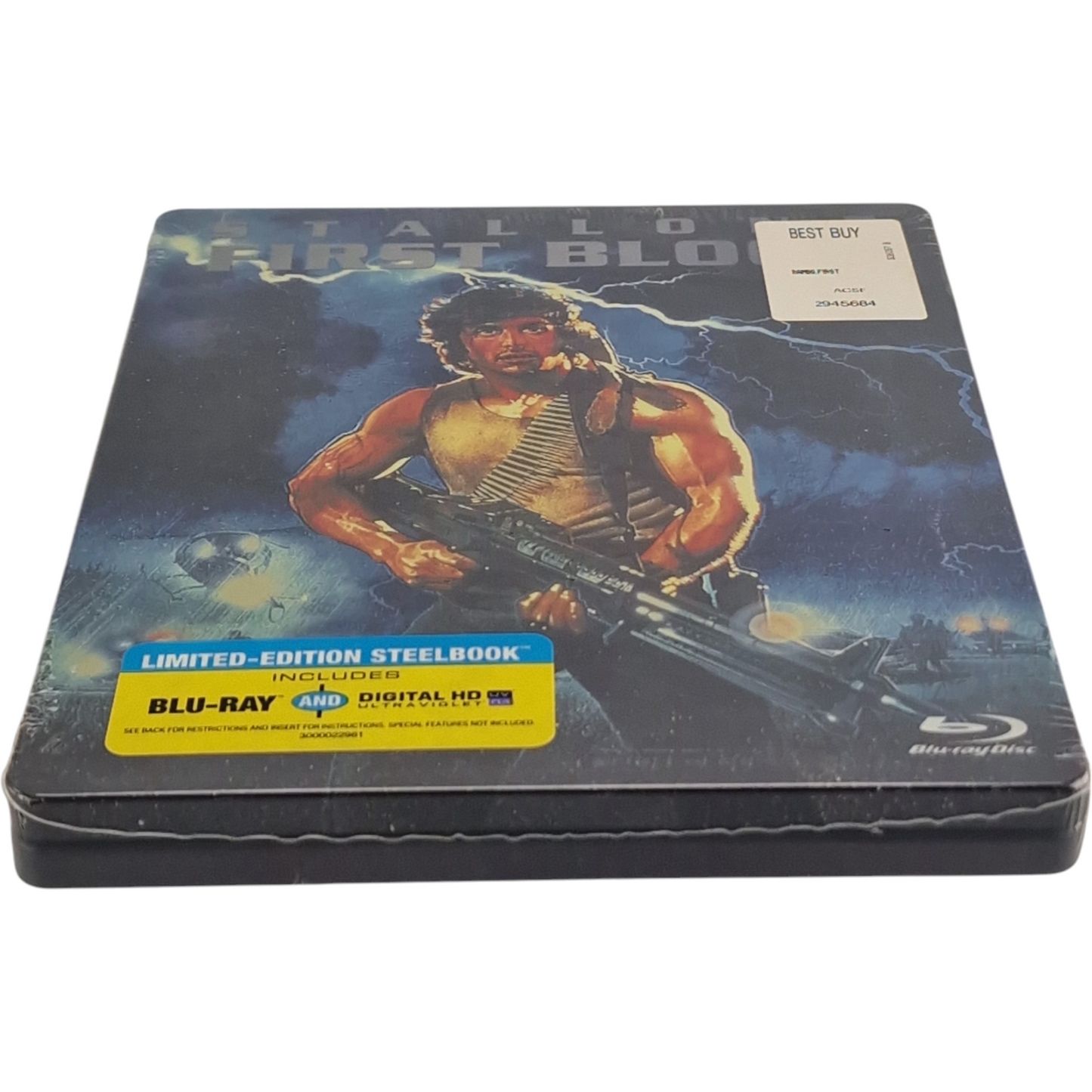 First Blood Rambo I Blu-ray SteelBook Exclusivité Best Buy 2013 Stallone Zone A