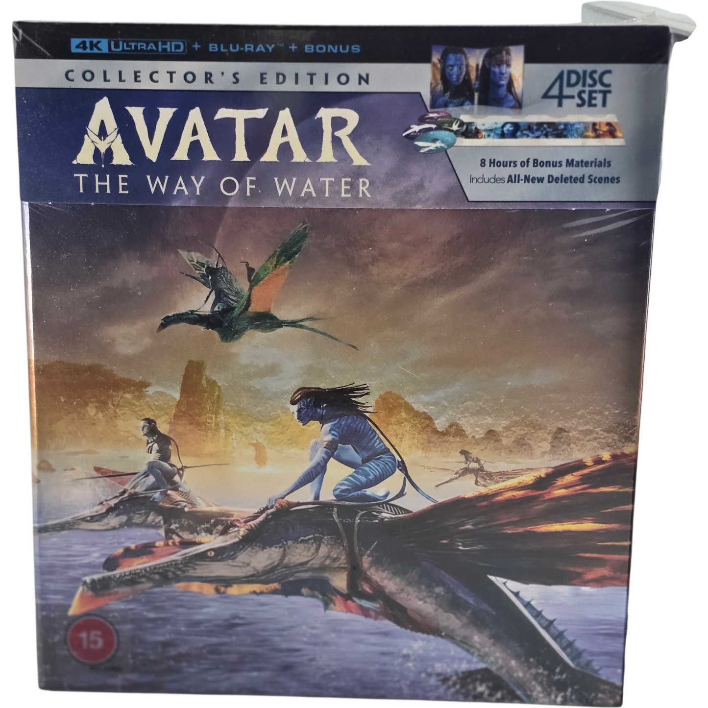 Avatar:The Way of Water DigiPack 4K HD+Blu-ray Collector's 4 Disques Libre