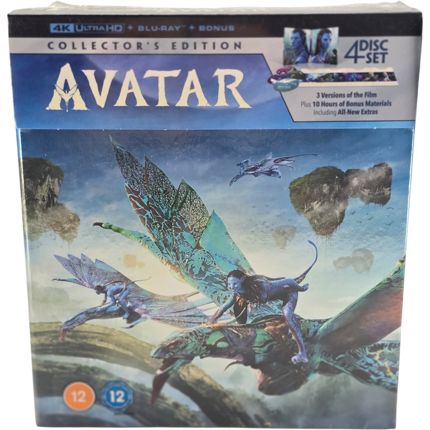 Avatar DigiPack 4K Ultra HD + Blu-ray Collector's Edition 4 Disques Zone Libre