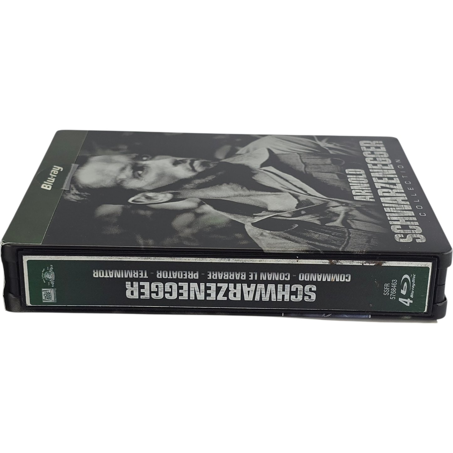 Arnold Schwarzenegger Collection Blu-ray SteelBook Metal Box 4 Films B