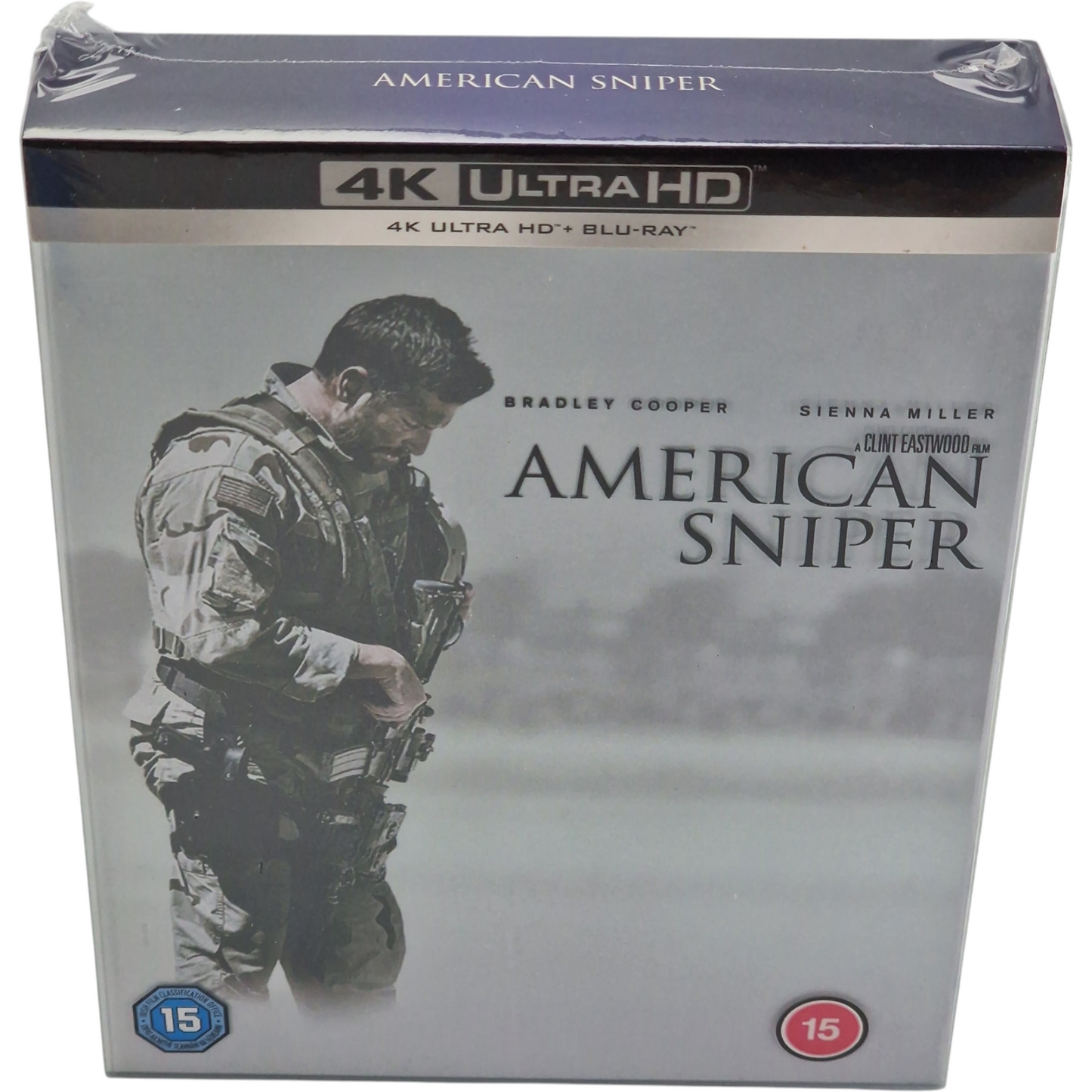 American Sniper 4K Ultra HD+Blu-ray SteelBook Collector Clint Eastwood,Bradley Cooper B