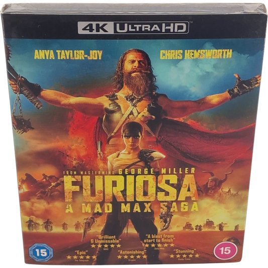 Furiosa : A Mad Max Saga 4K Ultra HD + [étui] Chris Hemsworth 2024 Region Libre