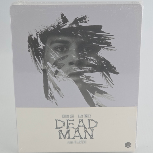 Dead Man SteelBook Blu-ray UK Johnny Depp Jim Jarmusch Western Noir et Blanc