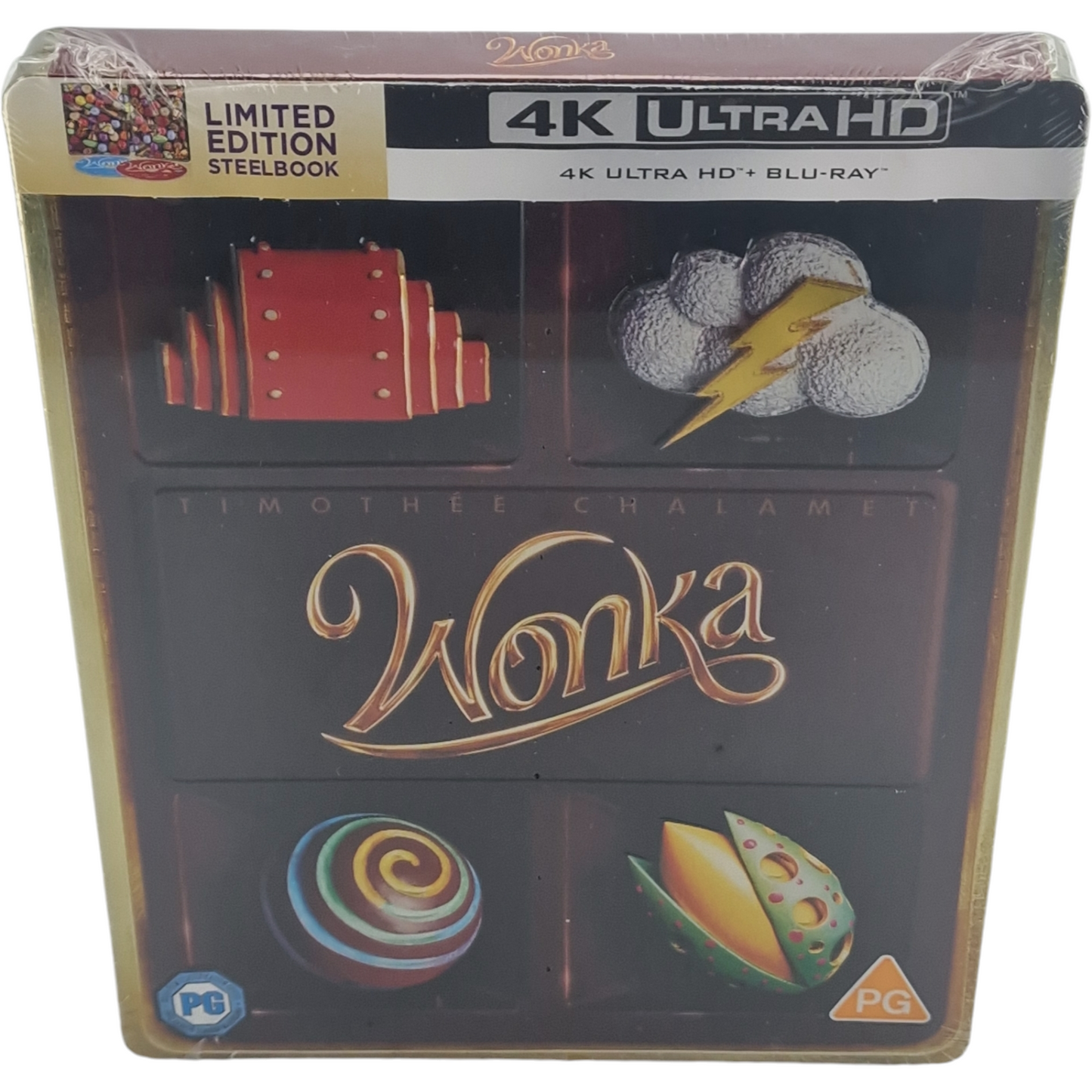 Wonka 4K Ultra HD + Blu-ray Steelbook Débossé Timothée Chalamet Édt Ltd  Libre