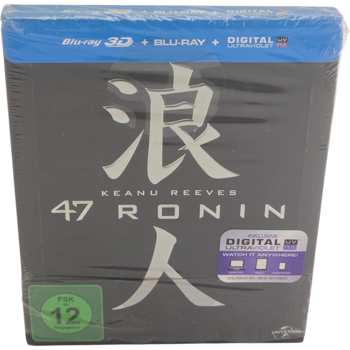 47 Ronin Blu-ray 3D + 2D SteelBook Débossé Limitée Keanu Reeves  Libre