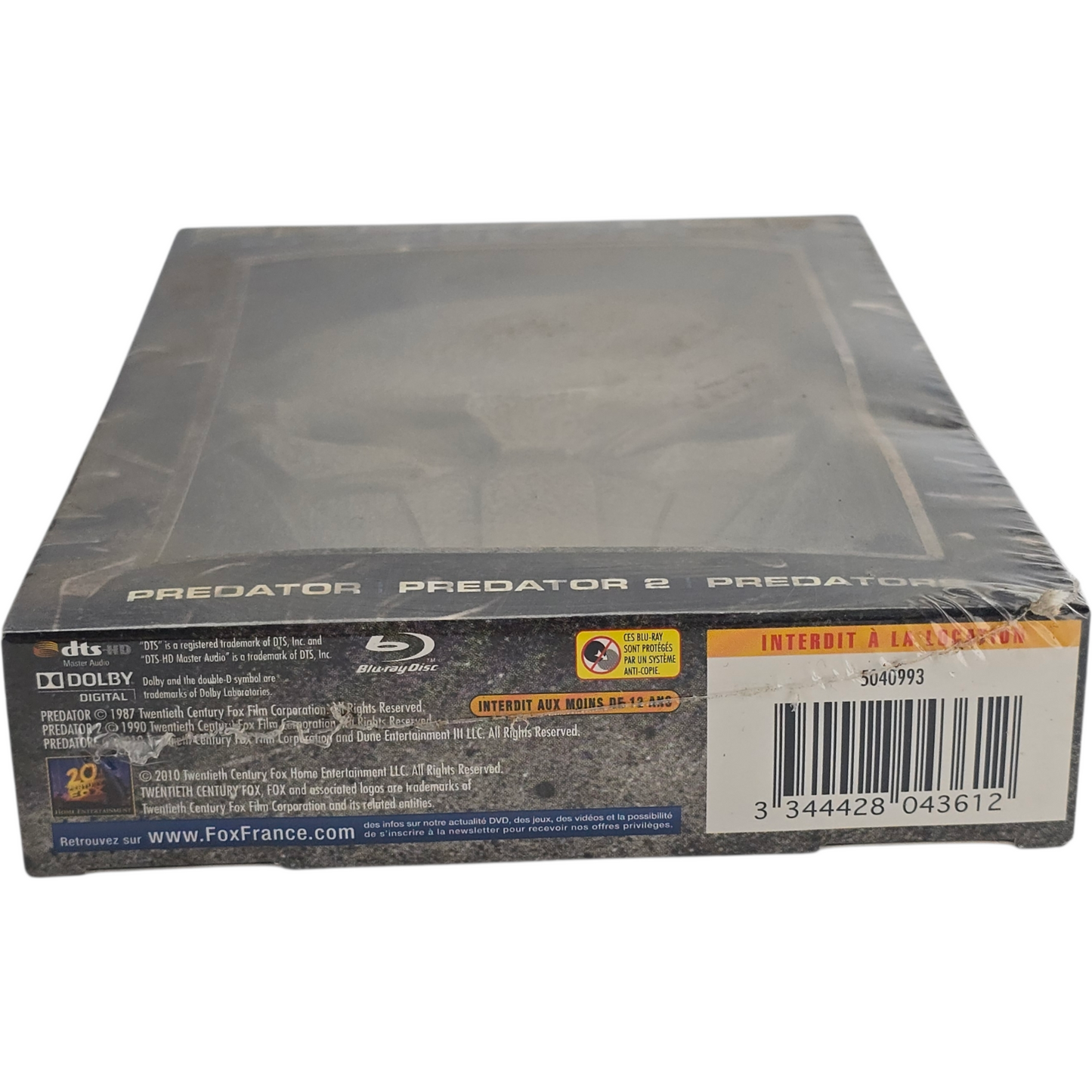 Predator Trilogy Blu-ray Collector Edition + Masque Predator (Coffret trilogie) Zone B
