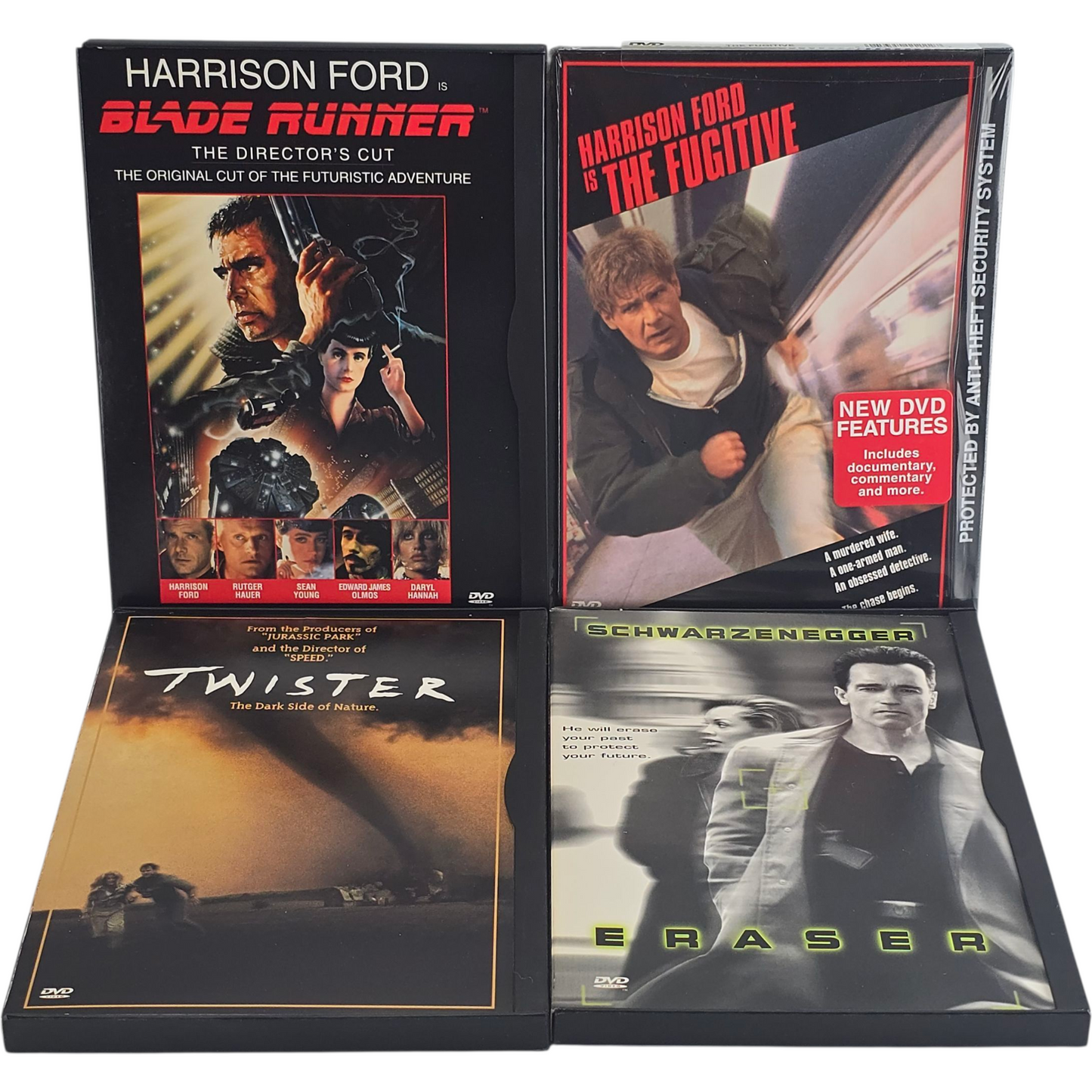 Action 4 Films: Eraser +The Fugitive+ Blade Runner +Twister DVD  Zone 1 US Import