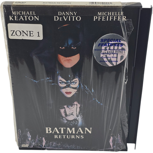 Batman Returns DVD  Snap Case Tim Burton Zone 1 US Import