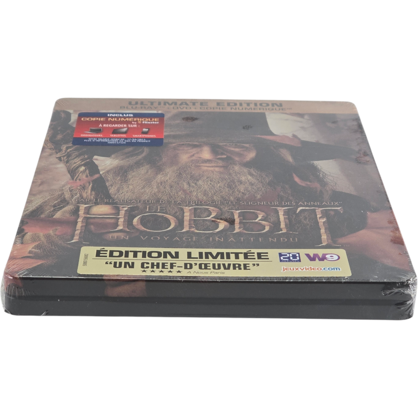 The Hobbit : An Unexpected Journey Gandalf SteelBook Blu-ray + DVD 2013 Zone  B