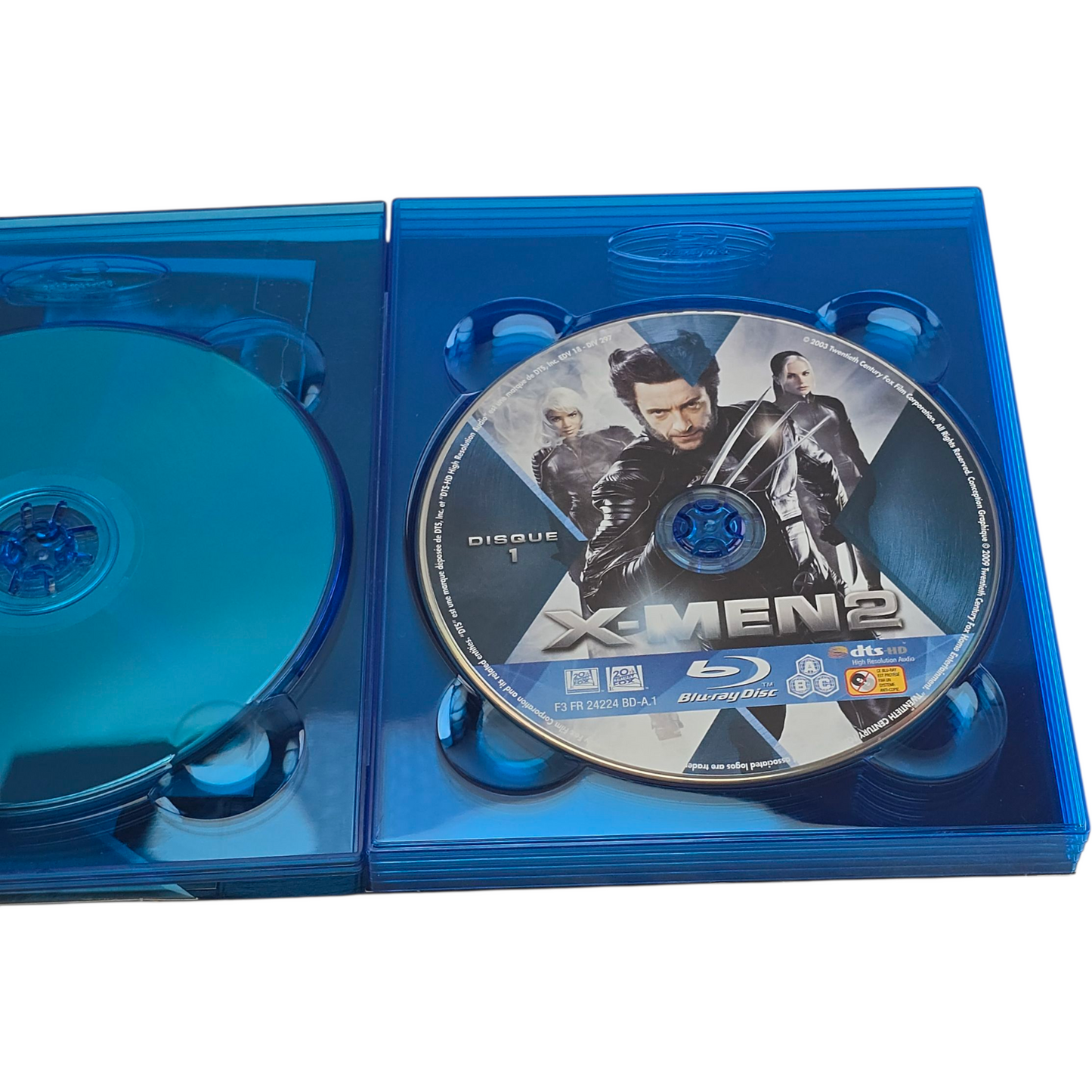 X-Men Trilogie 6 Blu-ray DigiPack X-Men 1 + 2 + L'affrontement final Édt Ultime Zone 2