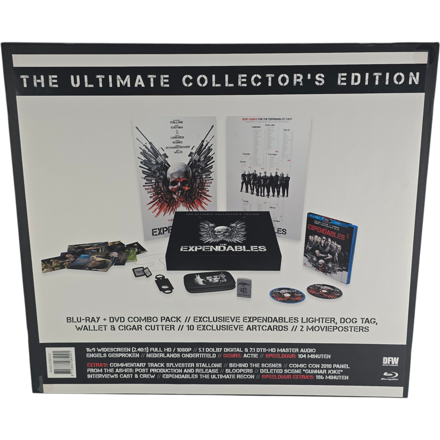 The Expendables – The Ultimate Collector's Edition (Blu-ray + DVD)  Zone B