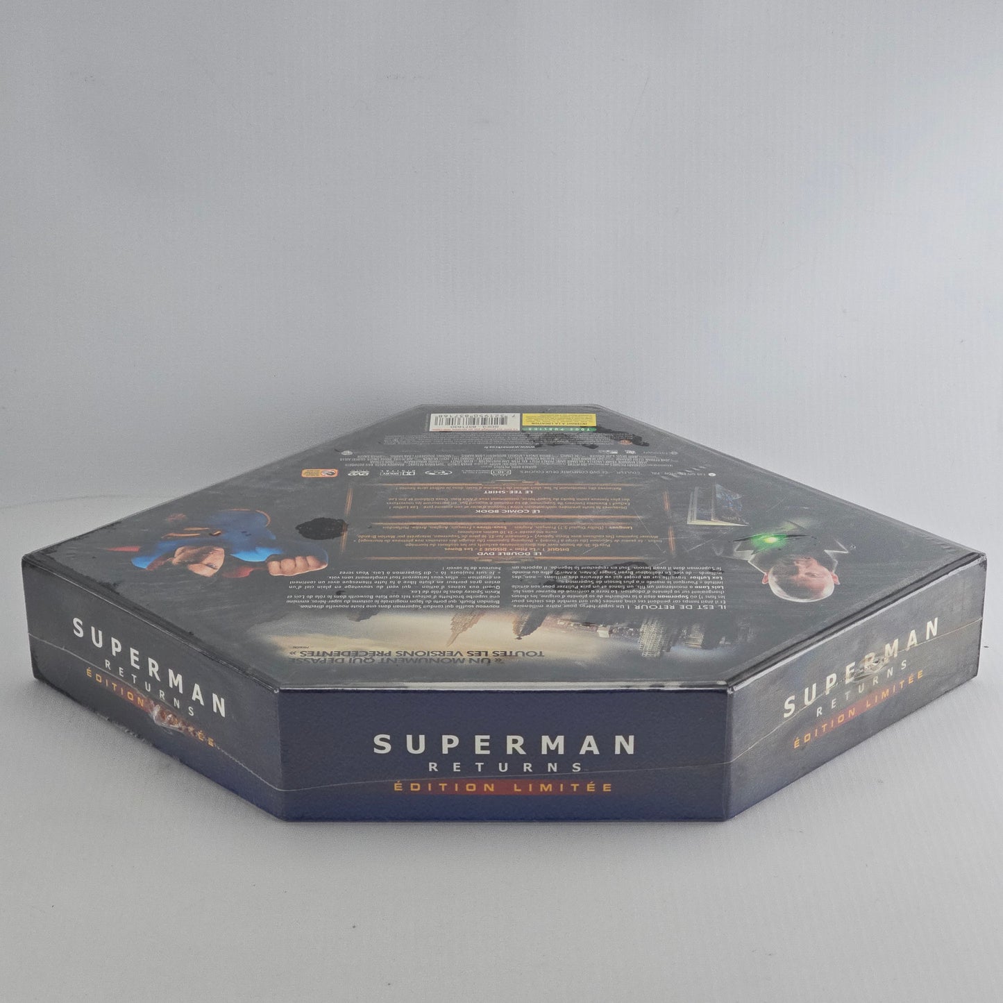 Superman returns 2X DVD Coffret Prestige Edt ltd+ 1 Tee-shirt officiel Superman Zone 2