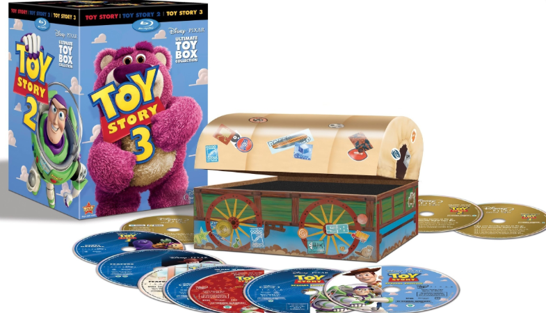 Toy Story Trilogy t Blu-ray + DVD + Ultimate Toy Box Collection  Zone A Disney