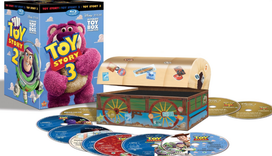 Toy Story Trilogy t Blu-ray + DVD + Ultimate Toy Box Collection  Zone A Disney