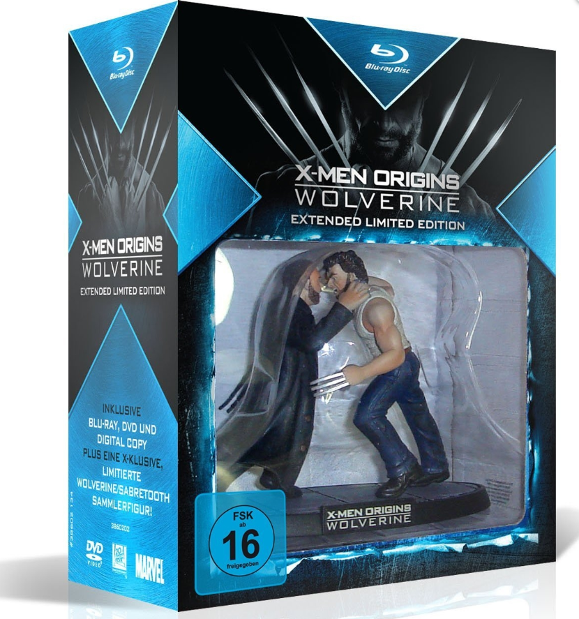X-Men Origins: Wolverine Blu-ray Collector Edition  Hugh Jackman Zone B