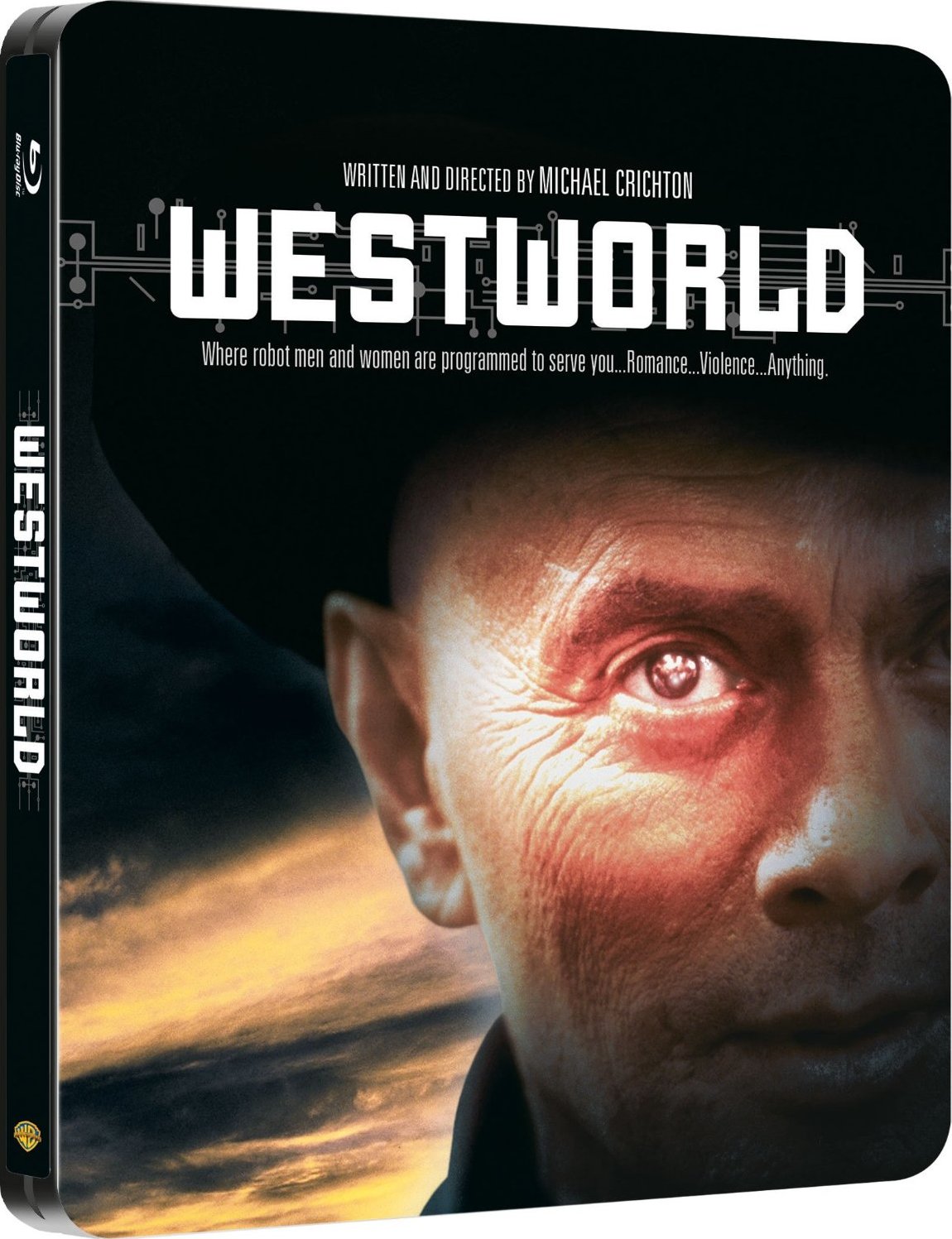 Westworld 1973 Blu-ray Steelbook Yul Brynner, Richard Benjamin 2014 Zone Libre
