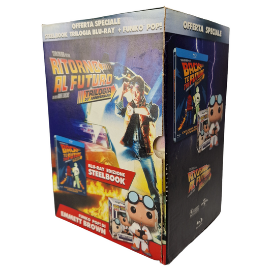 Retour vers le futur - Trilogie (1985-1990) - Coffret SteelBook Blu-ray - Zone B - vue 2