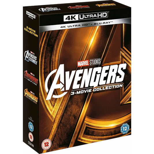 Avengers - Collection 3 films (2012-2018) - Coffret 4K Ultra HD - Zone libre - vue 3