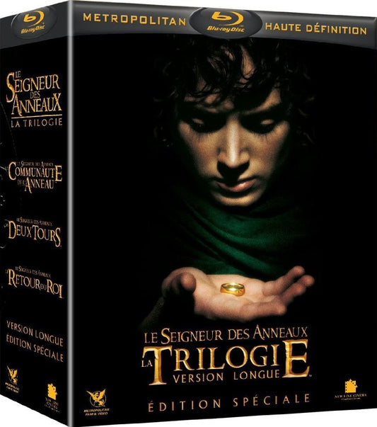 Le Seigneur des Anneaux - Trilogie version longue (2001-2003) - Coffret Blu-ray + DVD - Zone B - vue 2
