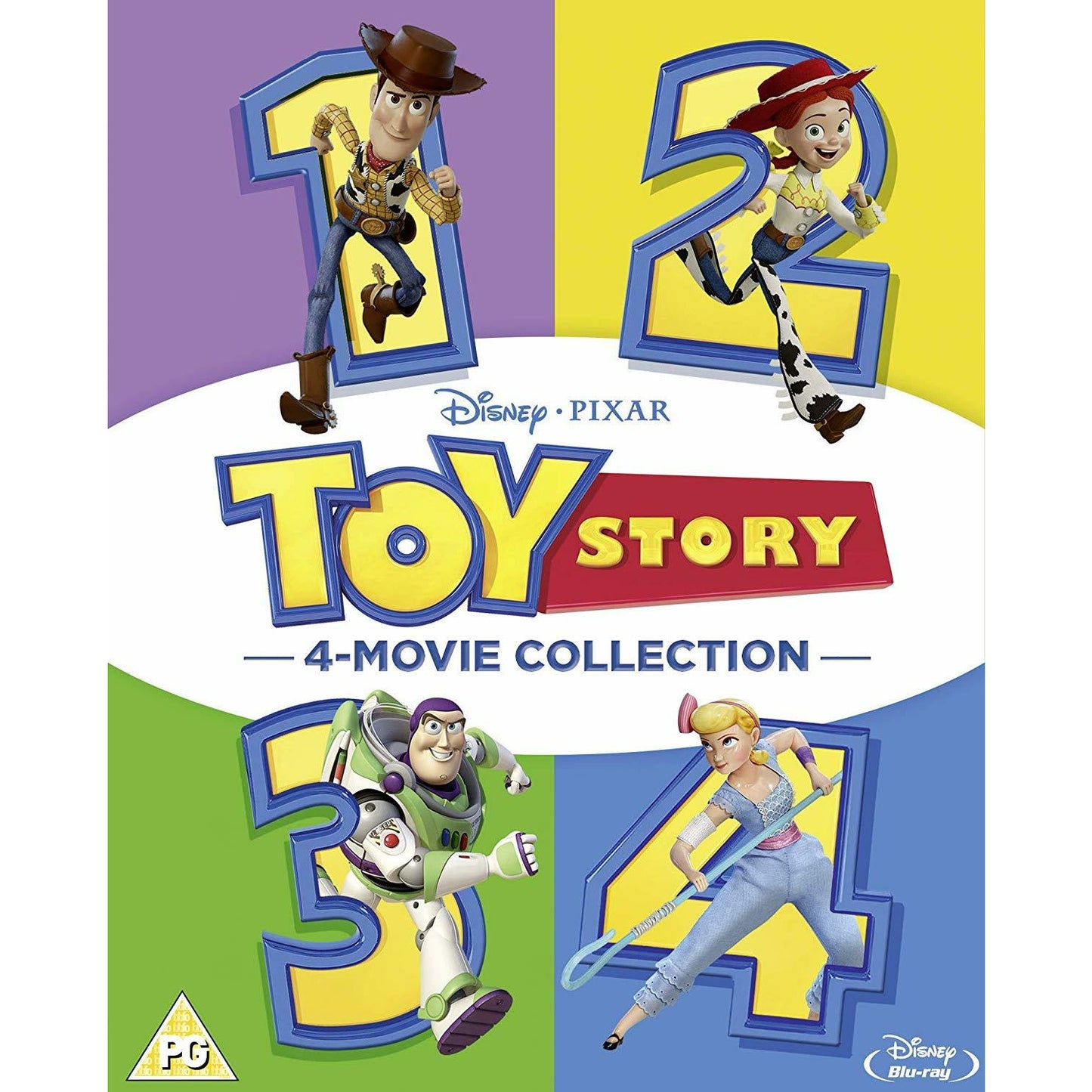Toy Story : 4-Films Collection Blu-ray Disney [UK Import] Version Française
