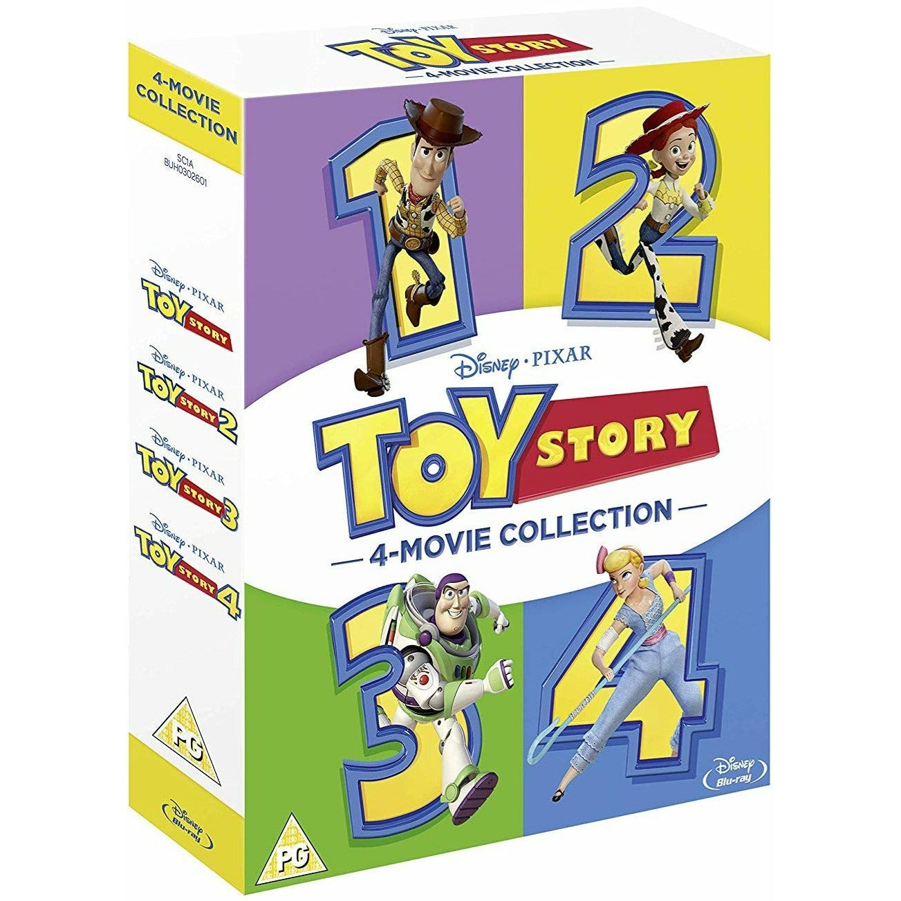 Toy Story : 4-Films Collection Blu-ray Disney [UK Import] Version Française
