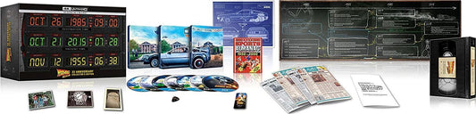 Retour vers le futur - Trilogie (1985-1990) - Coffret 4K Ultra HD + Blu-ray - Zone libre + Zone B - vue 2