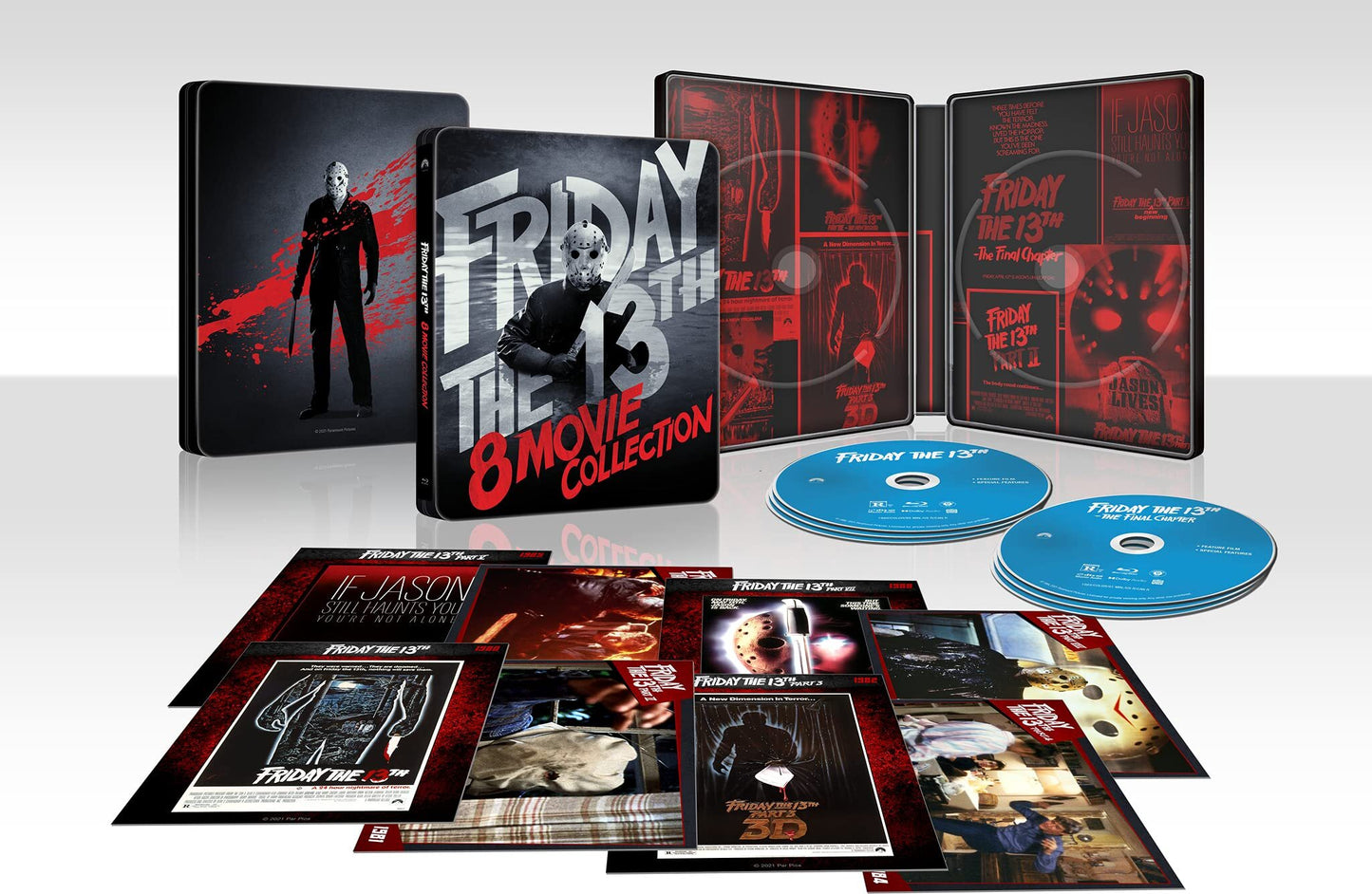 Vendredi 13 : 8 Films Collection Blu-ray SteelBook Edition Limitée 2021 [-18] A