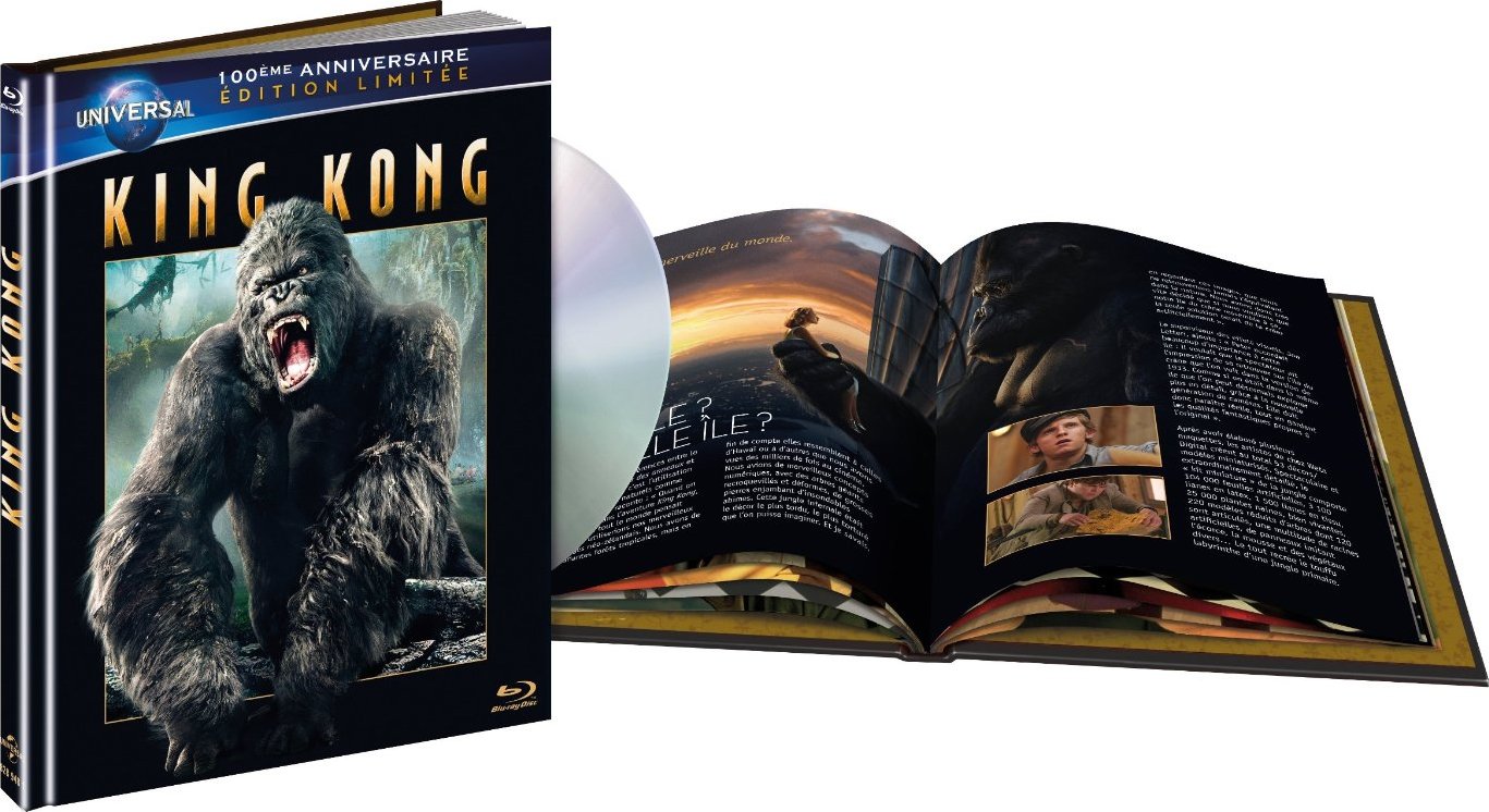 King Kong Blu-ray DigiBook Edition Collector   France Region B 2012