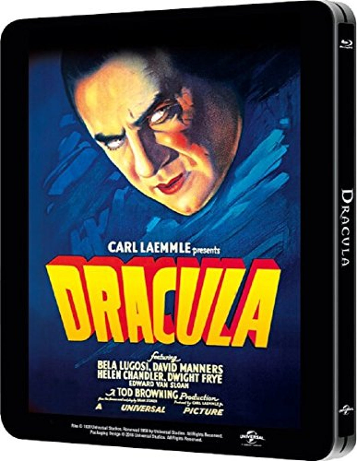Dracula Blu-ray SteelBook Zavvi  Bela Lugosi, Helen Chandler 2016 Zone Libre