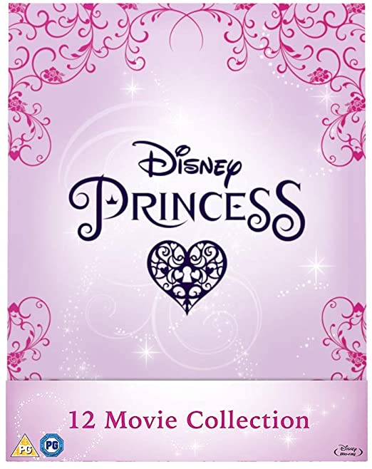 Collection complète Disney Princesse Blu-ray 12 Films  [UK Import] Version Originale