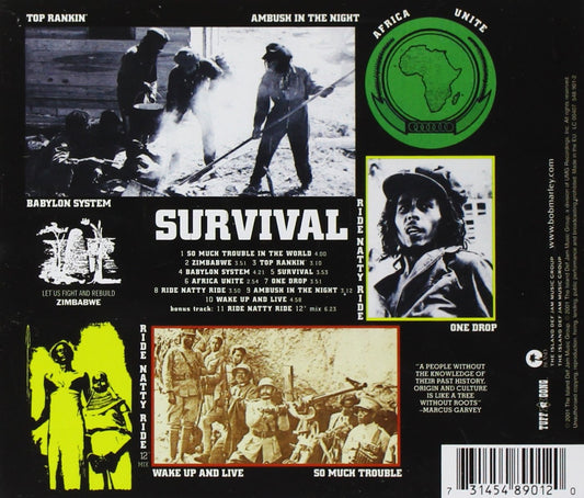 Bob Marley & The Wailers - Survival - CD - visuel 2